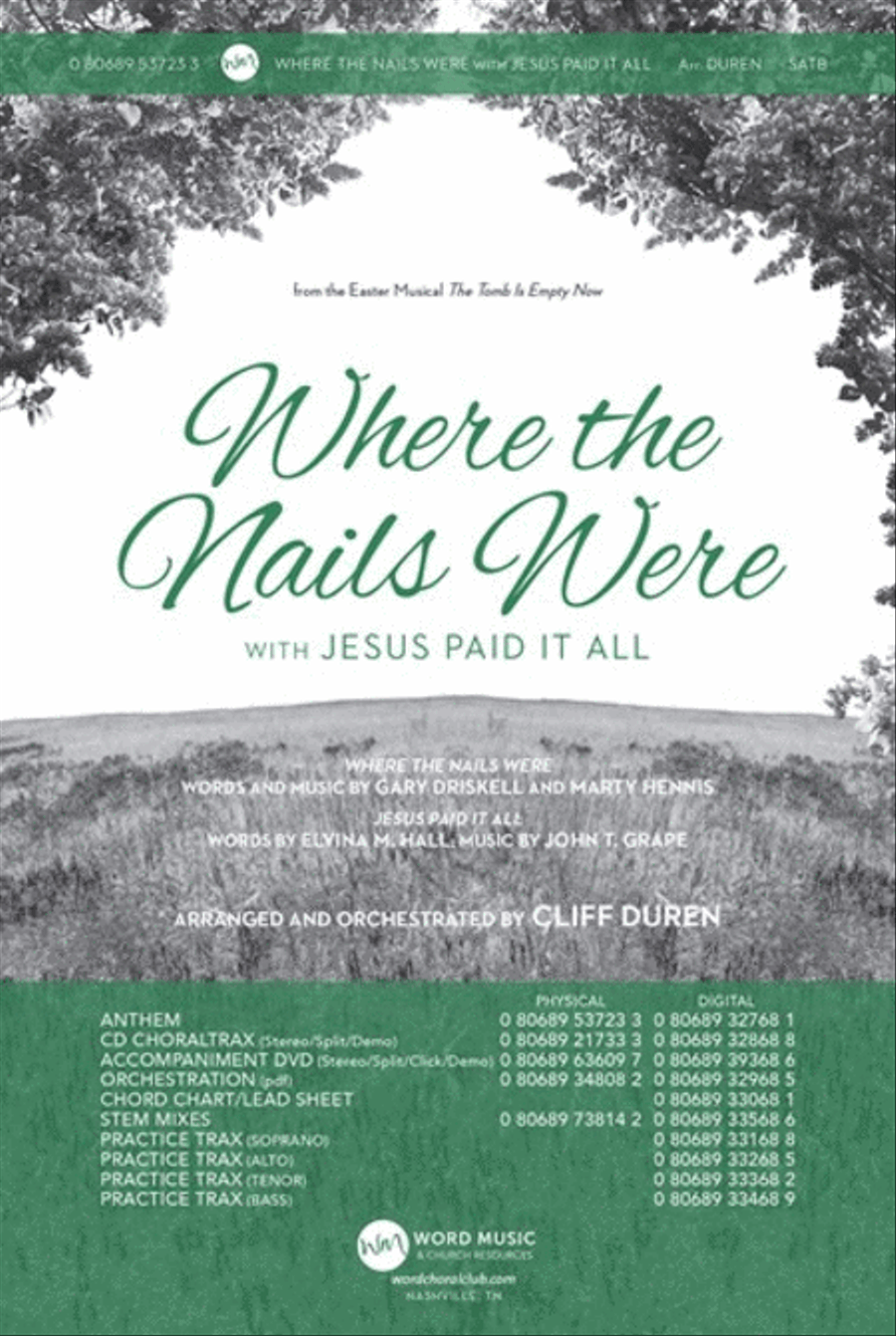 Where the Nails Were - Anthem 4-Part scores gallery preview page 1