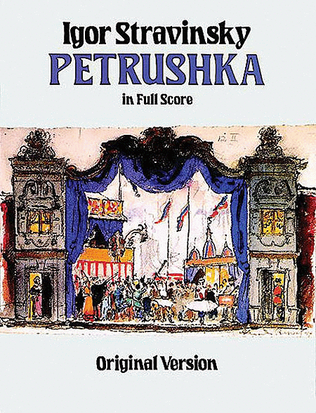 Book cover for Petrushka in Full Score -- Original Version