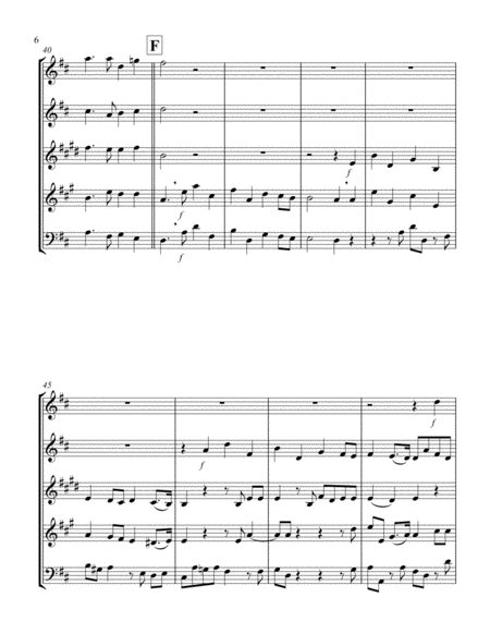 Hallelujah (from "Messiah") (D) (Woodwind Quintet - 1 Flute, 1 Oboe, 1 Clar, 1 Hrn, 1 Bassoon)