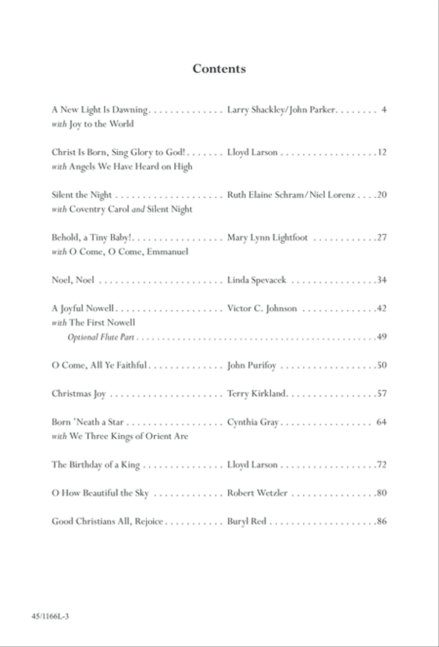 12 Carols for about 12 Singers 3-Part scores gallery preview page 4