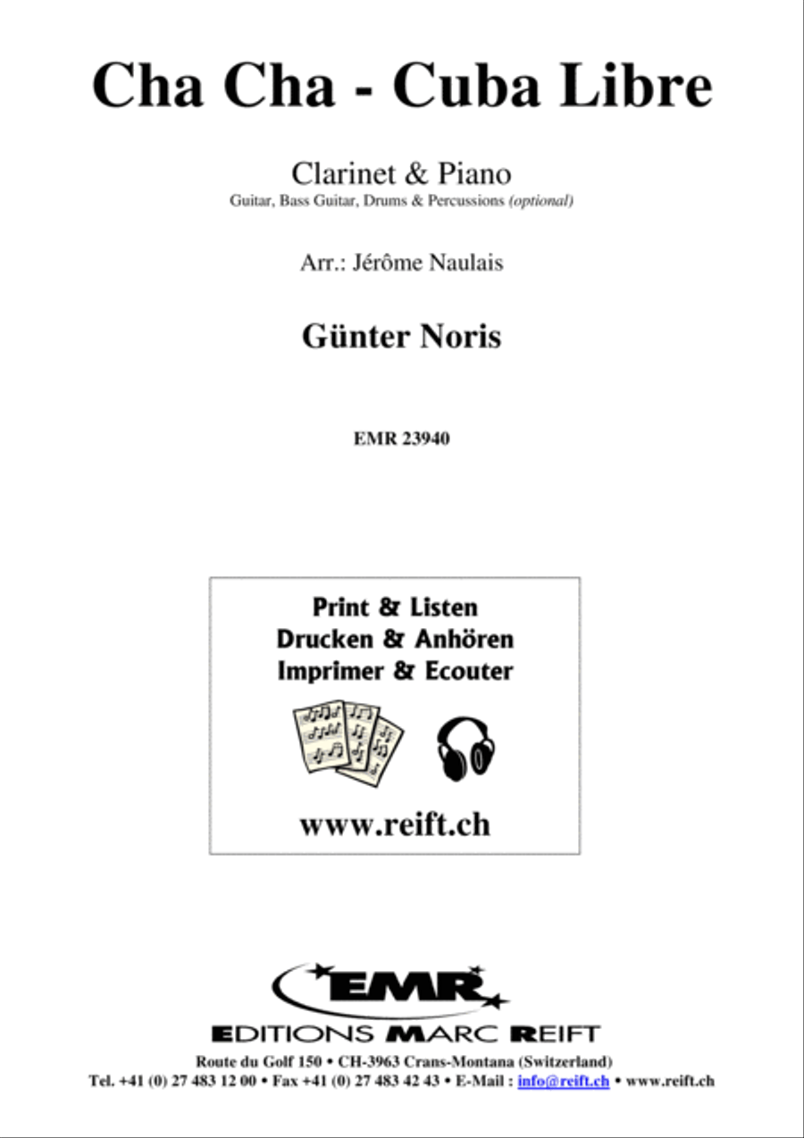 Cha Cha - Cuba Libre Cha Cha - Cuba Libre Clarinet Solo scores gallery preview page 2