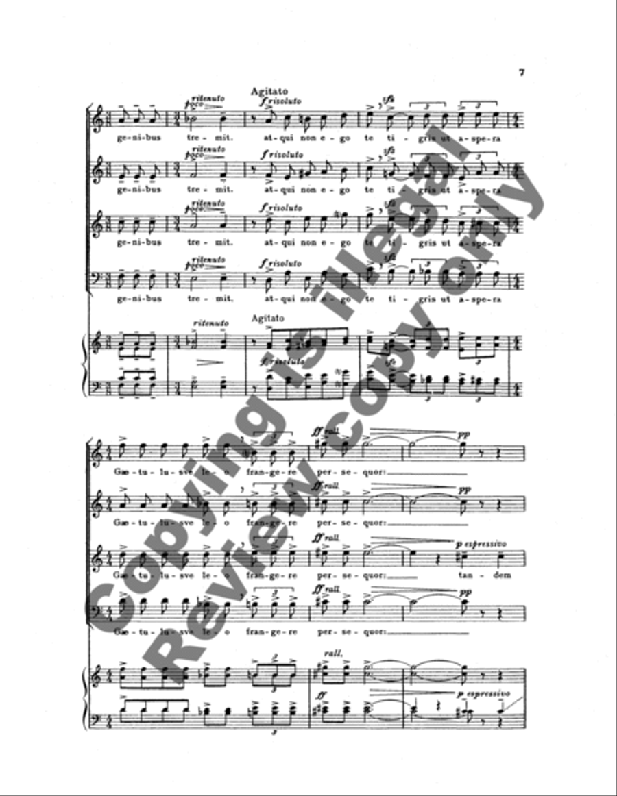 Vitas hinnuleo me similis, Chloe 4-Part scores gallery preview page 11