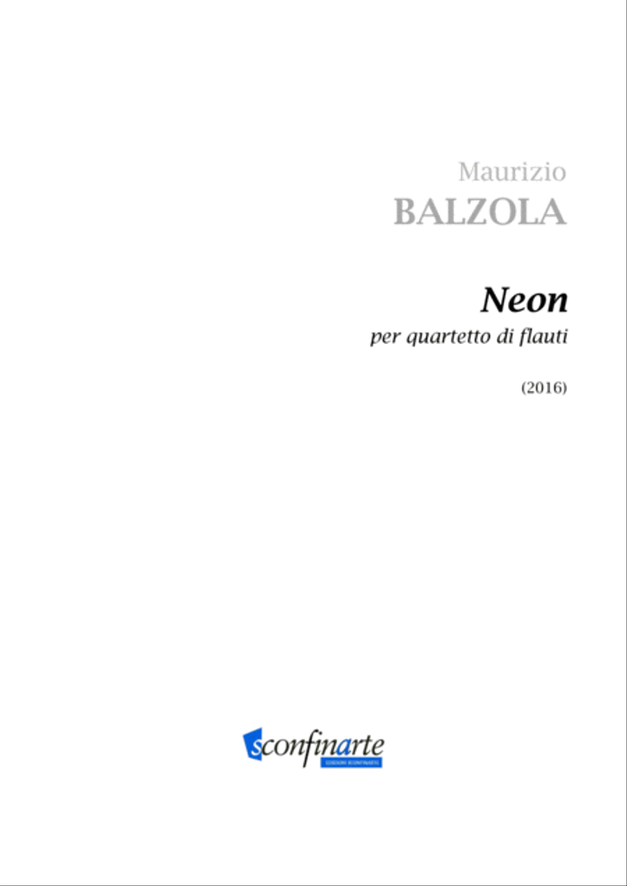 Maurizio Balzola: NEON (ES-20-015)