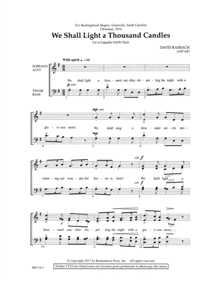 We Shall Light a Thousand Candles image number null