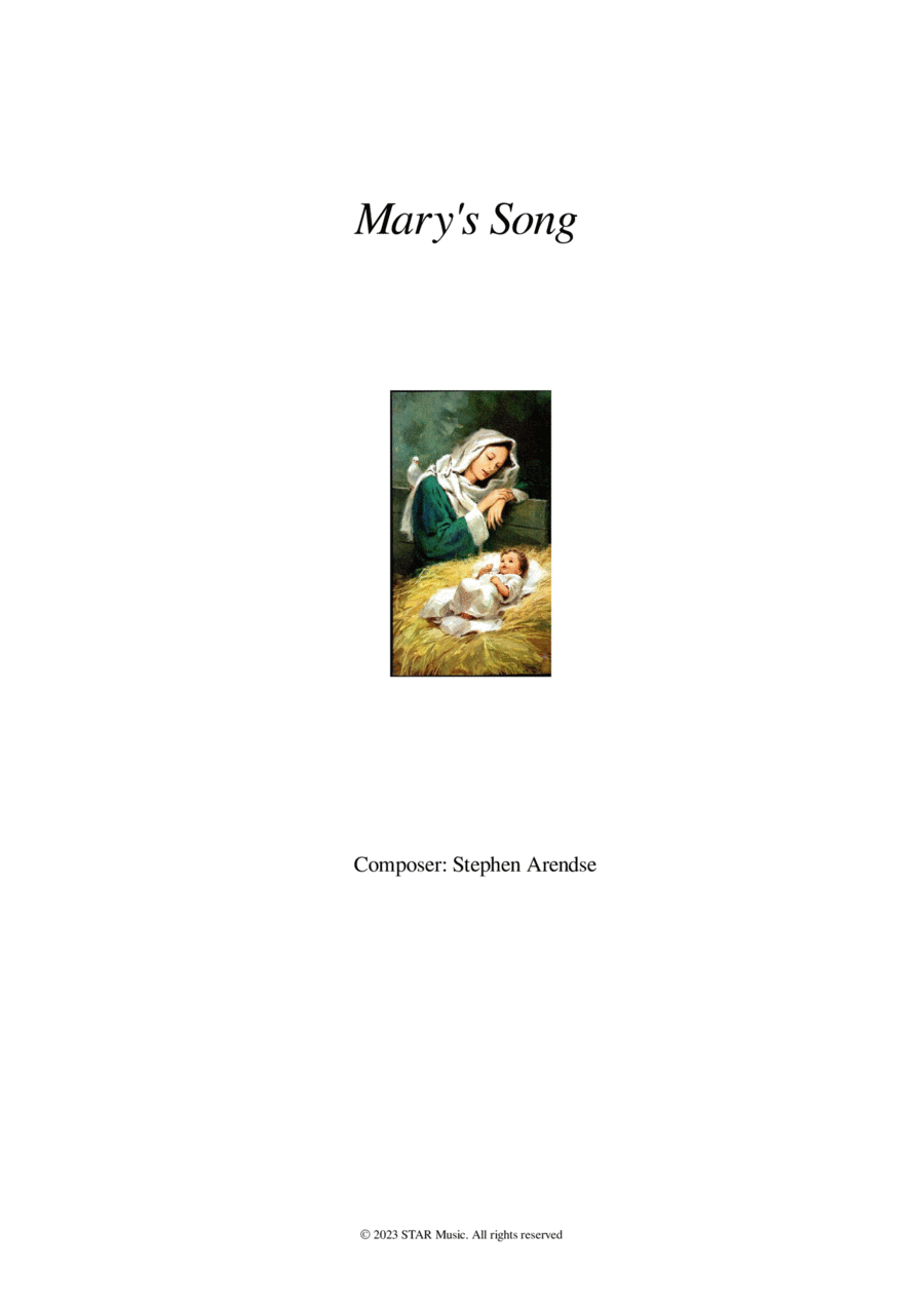 Mary's Song Mary's Song Divisi scores gallery preview page 1