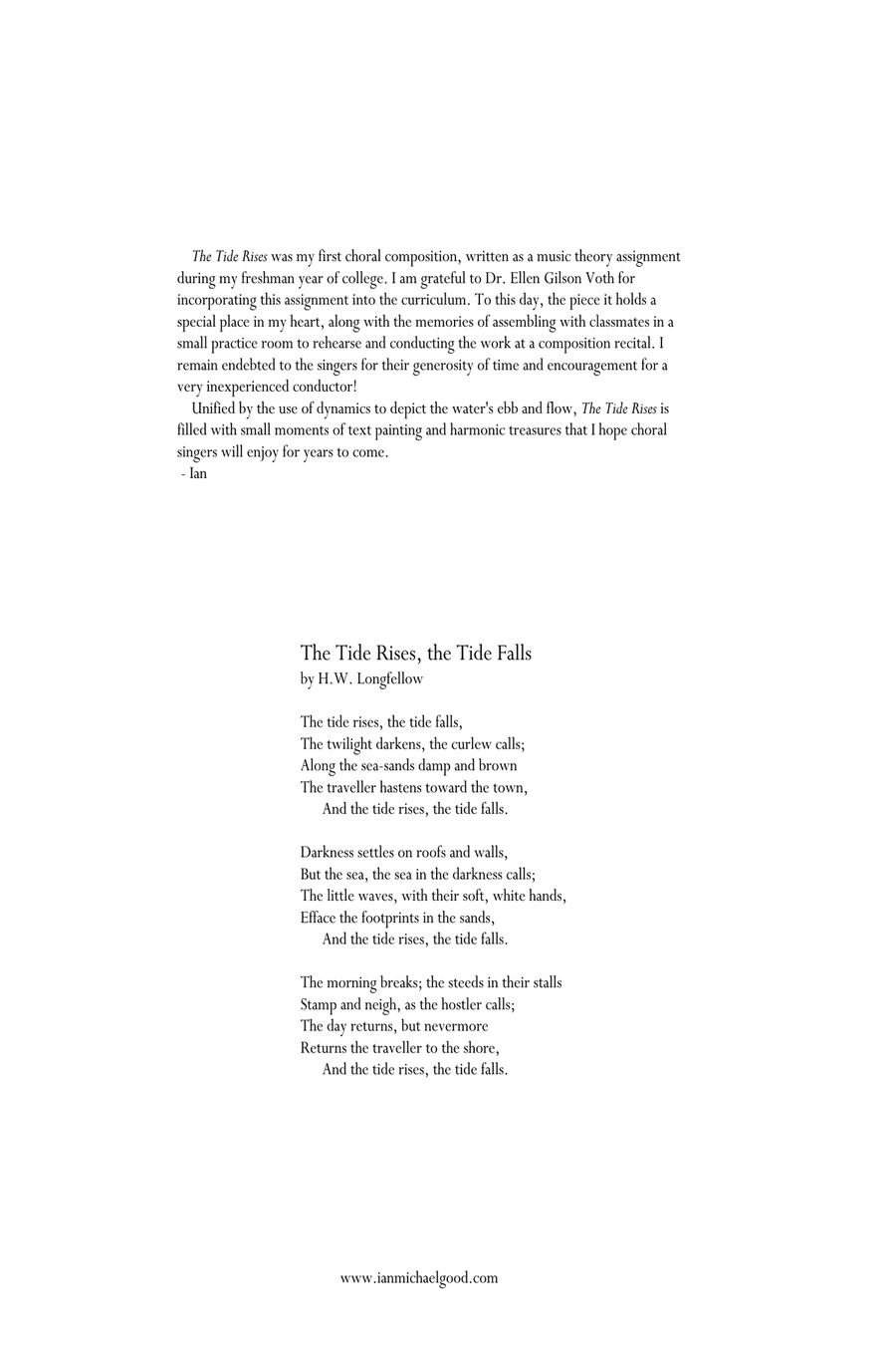The Tide Rises The Tide Rises 4-Part scores gallery preview page 2