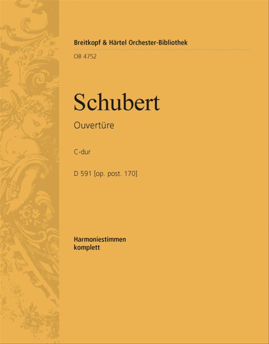 Overture in C major D 591 [Op. post. 170] Orchestra scores gallery preview page 1