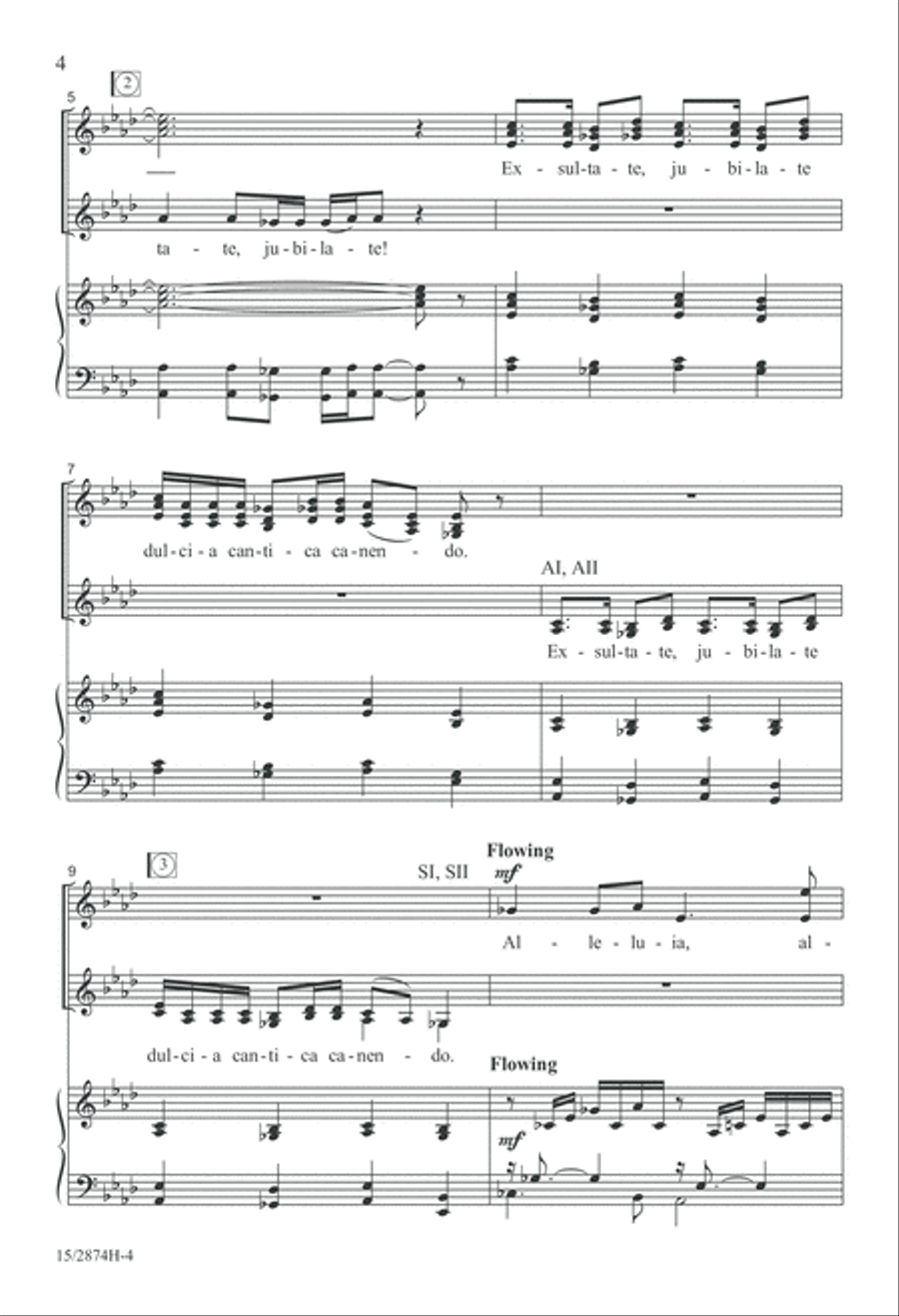 A Jubilant Fanfare A Jubilant Fanfare SSAA scores gallery preview page 4