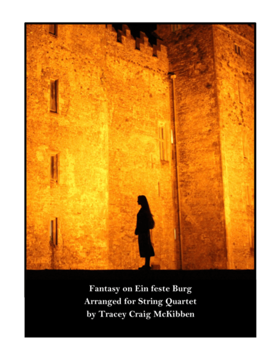 Fantasy on Ein feste Burg for String Quartet String Quartet scores gallery preview page 1