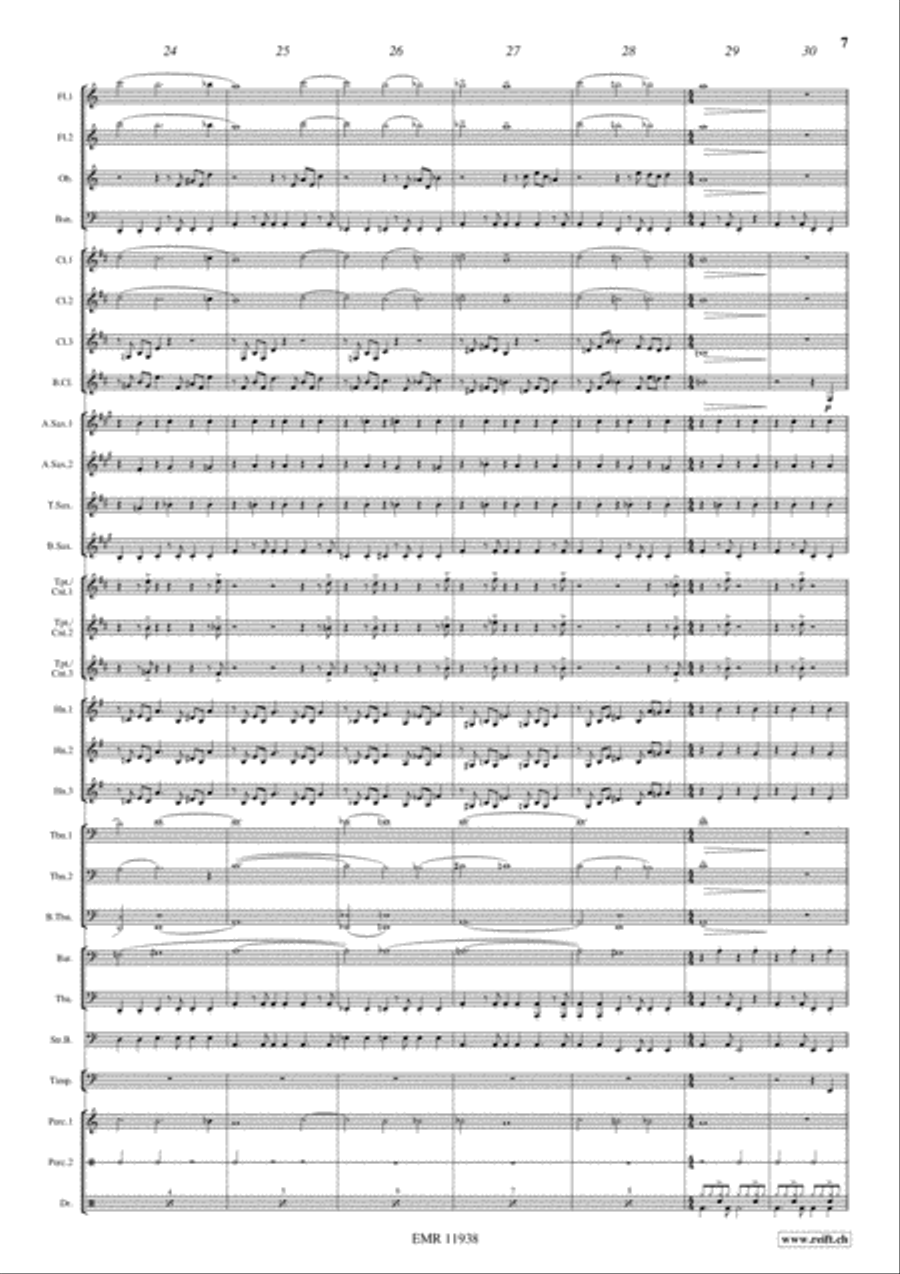 The Sicilian Clan Concert Band scores gallery preview page 8