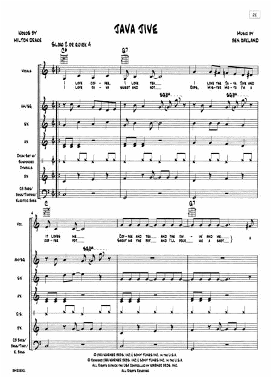 Swingin' on the Bars Voice scores gallery preview page 2