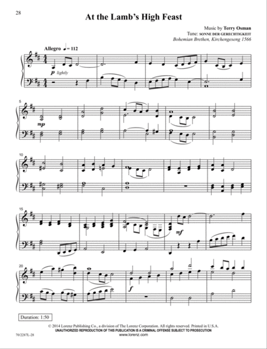 Glorious Morning! Piano Solo scores gallery preview page 11