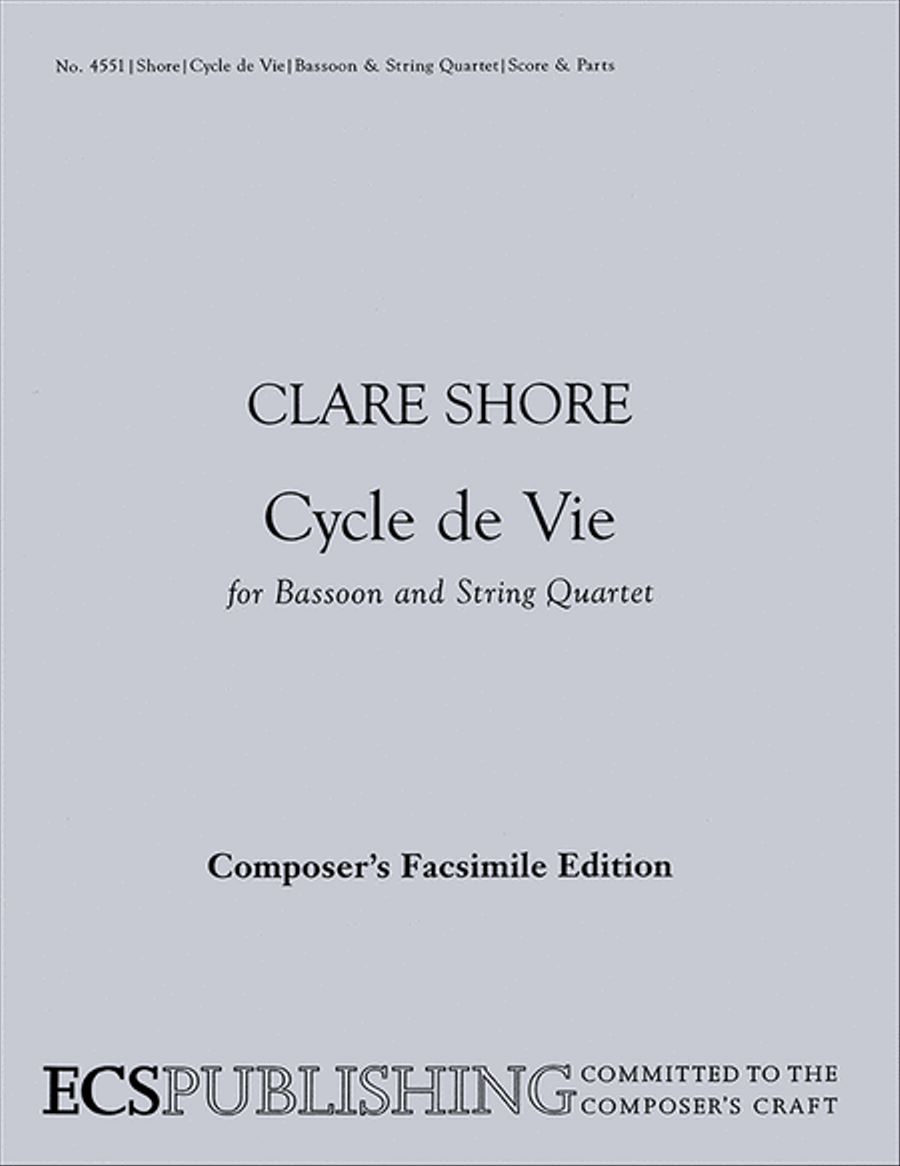 Cycle de Vie Bassoon scores gallery preview page 1
