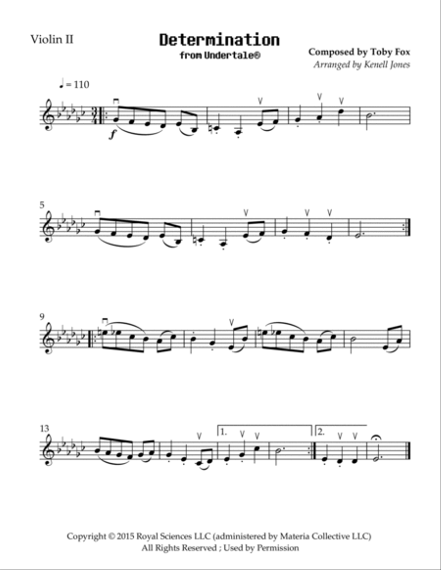 Determination Determination String Quintet scores gallery preview page 4