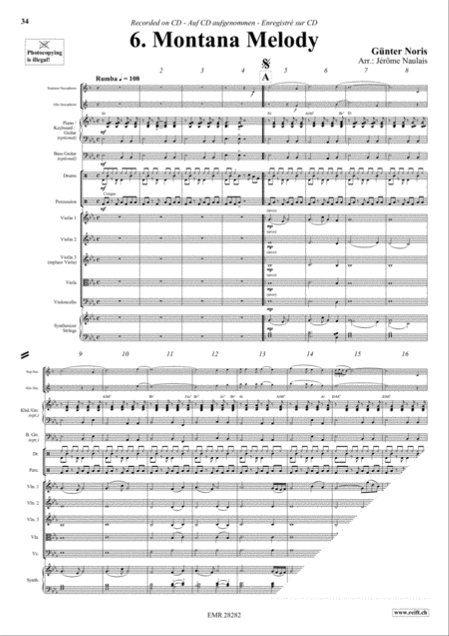 Let's Dance Volume 3 Woodwind Ensemble scores gallery preview page 8