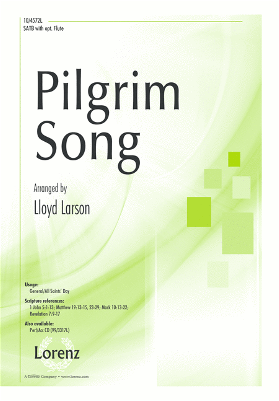 Pilgrim Song 4-Part scores gallery preview page 1