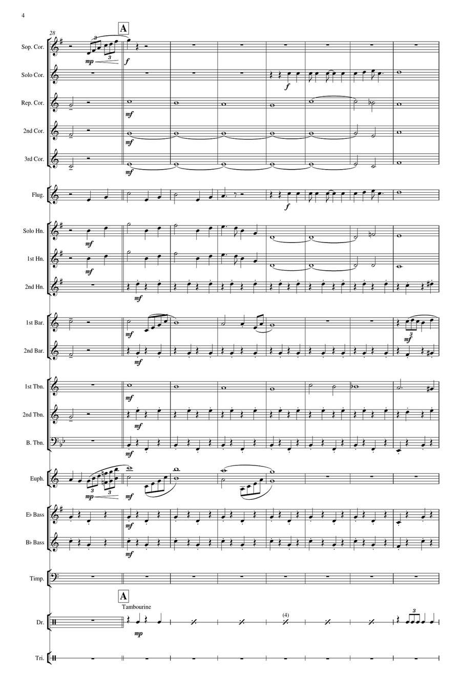 Be Our Guest Brass Band scores gallery preview page 5