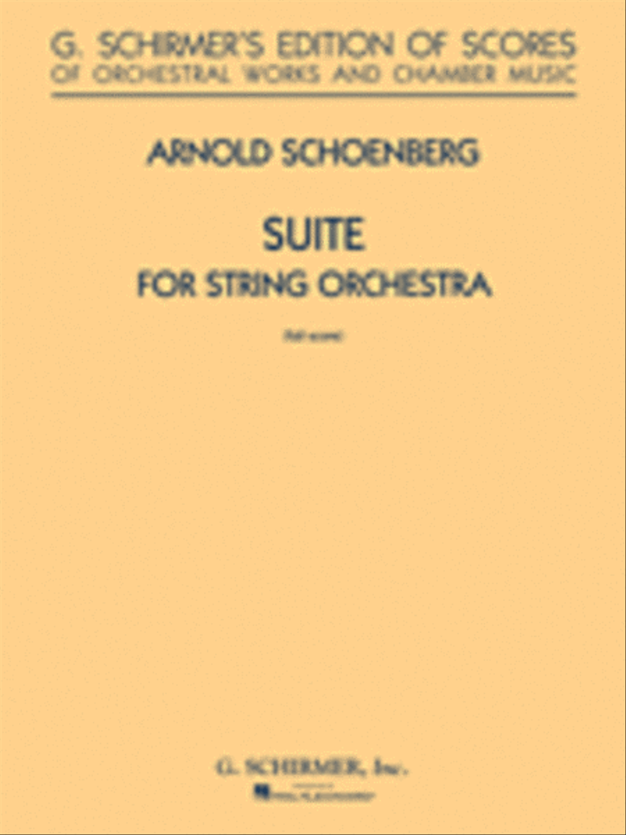 Book cover for Suite in G for String Orchestra