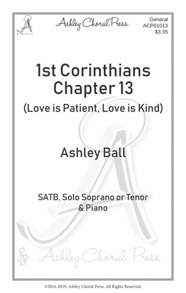 Corinthians chapter 13, Love is patient, love is kind