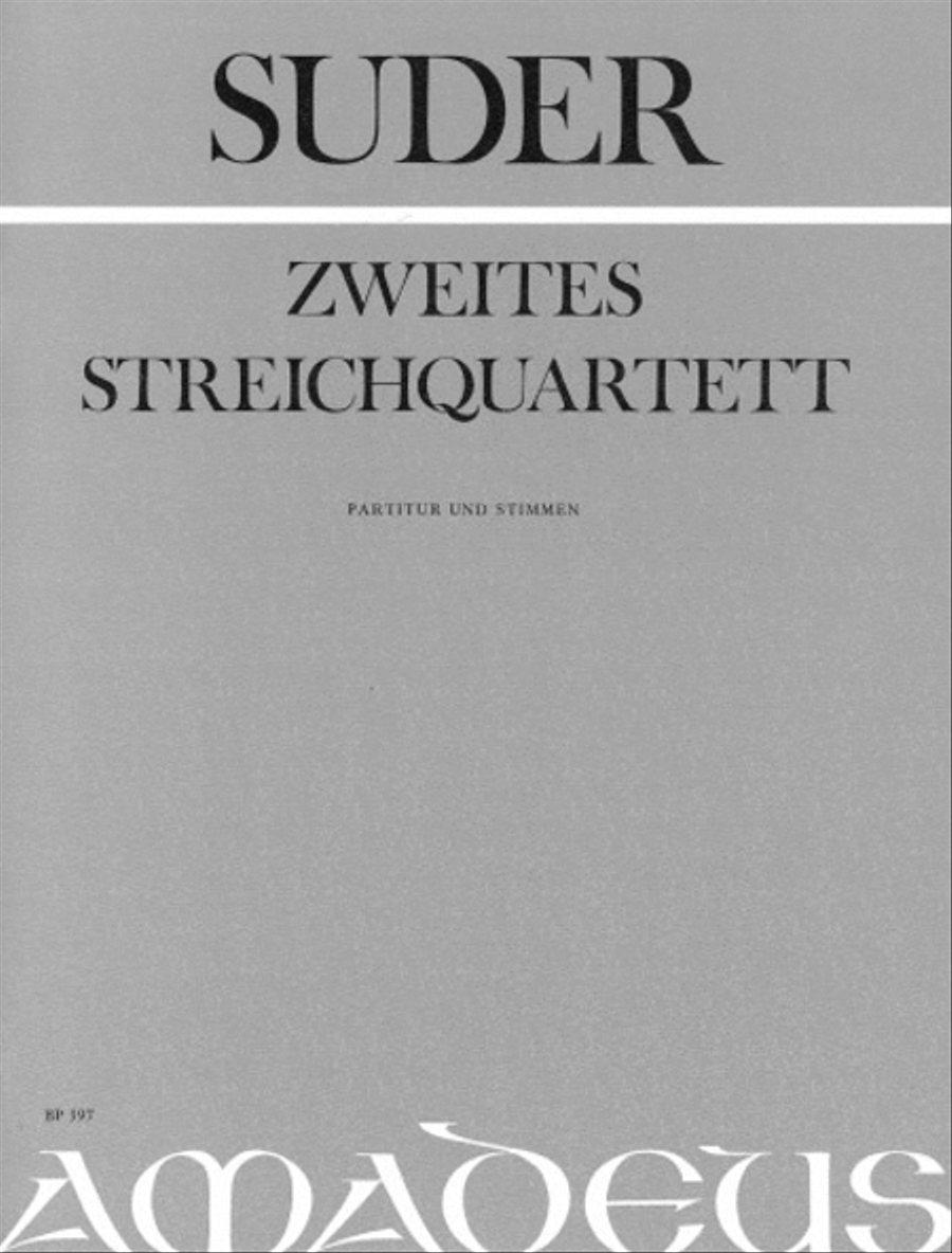 String Quartet No. 2 E minor String Quartet scores gallery preview page 1