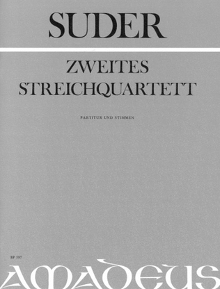 Book cover for String Quartet No. 2 E minor