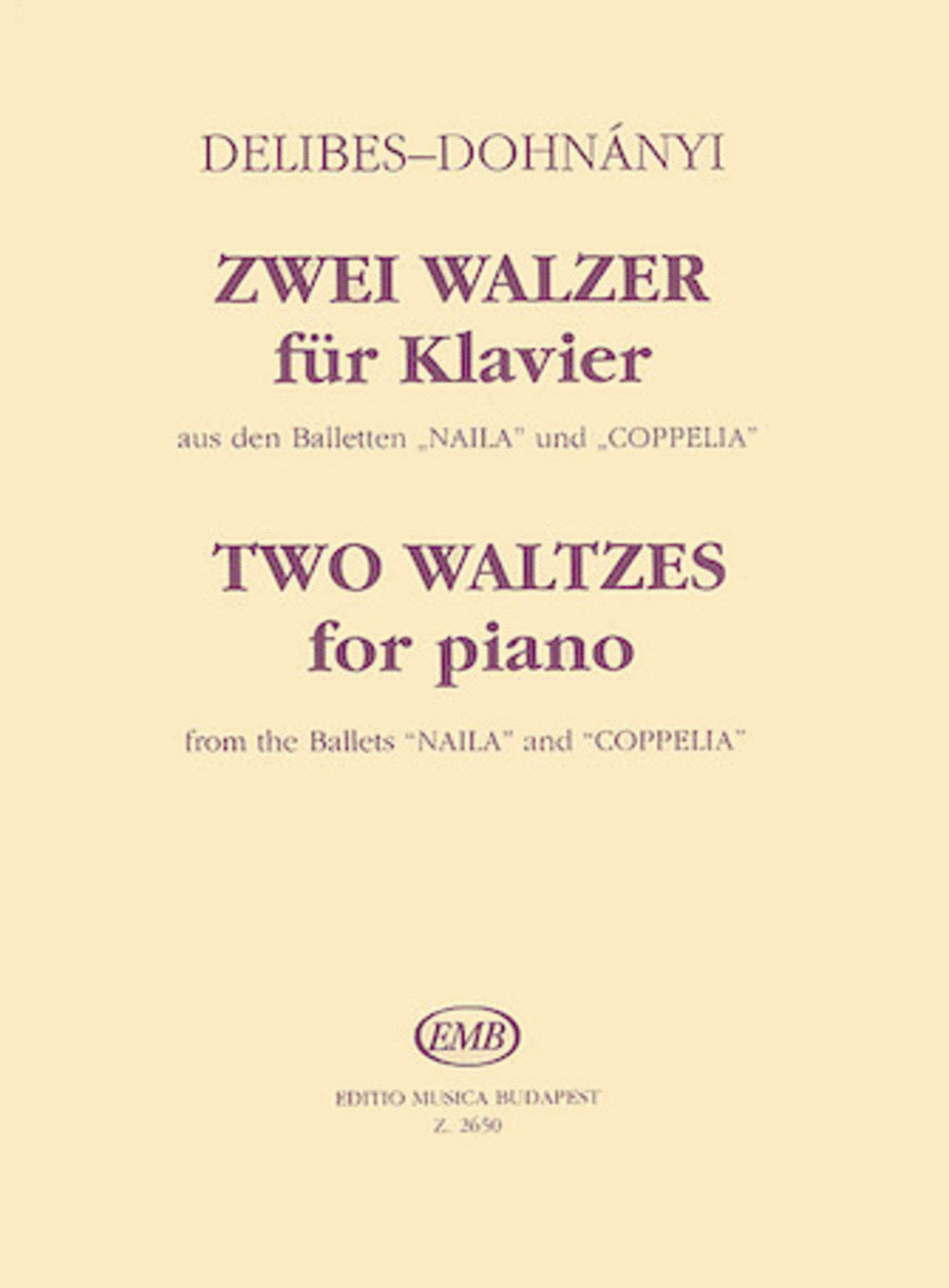 Two Waltzes from the Ballets 