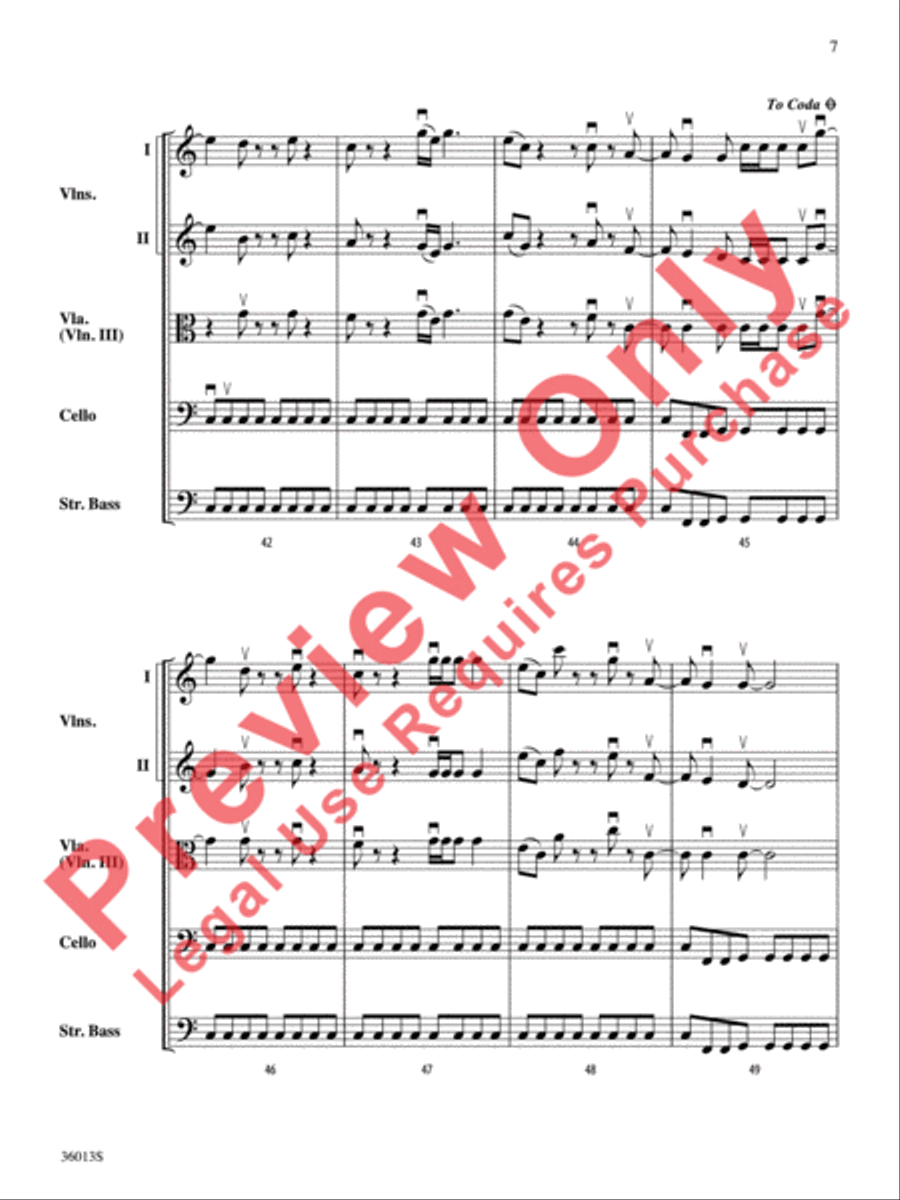 Jump Jump String Orchestra scores gallery preview page 8