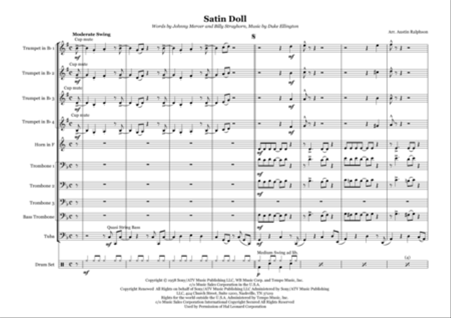 Satin Doll Horn scores gallery preview page 3