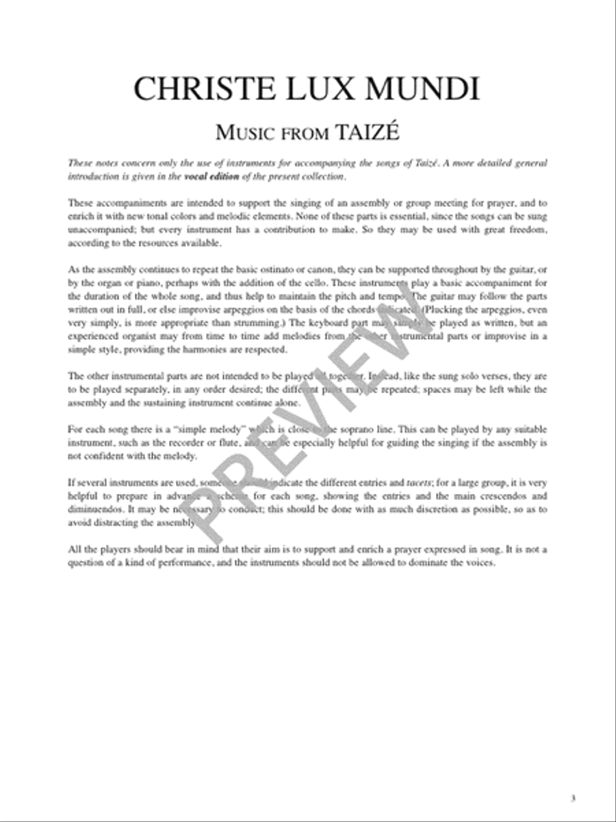 Christe Lux mundi - Instrument edition Guitar scores gallery preview page 5