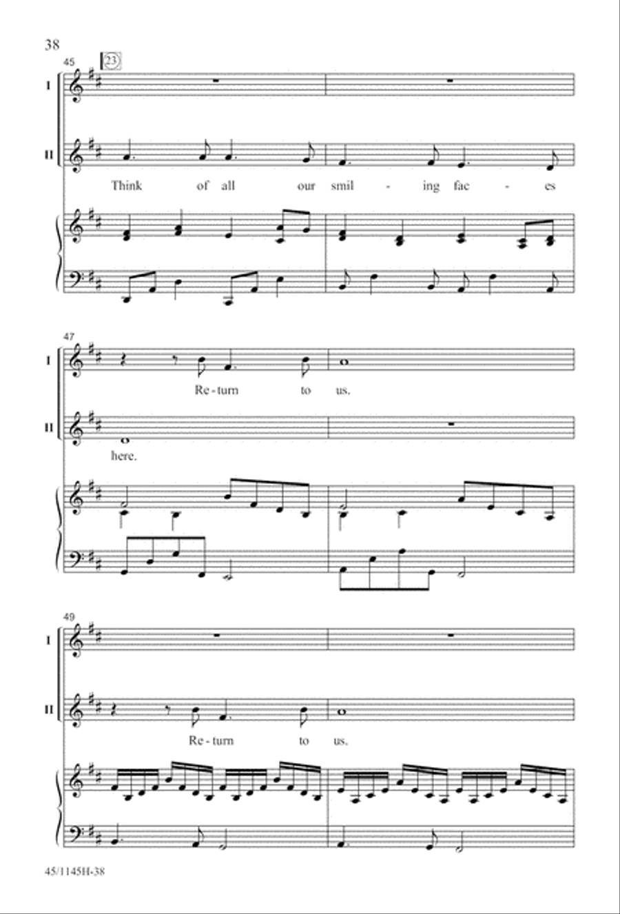 We Sing the World Around 2-Part scores gallery preview page 39