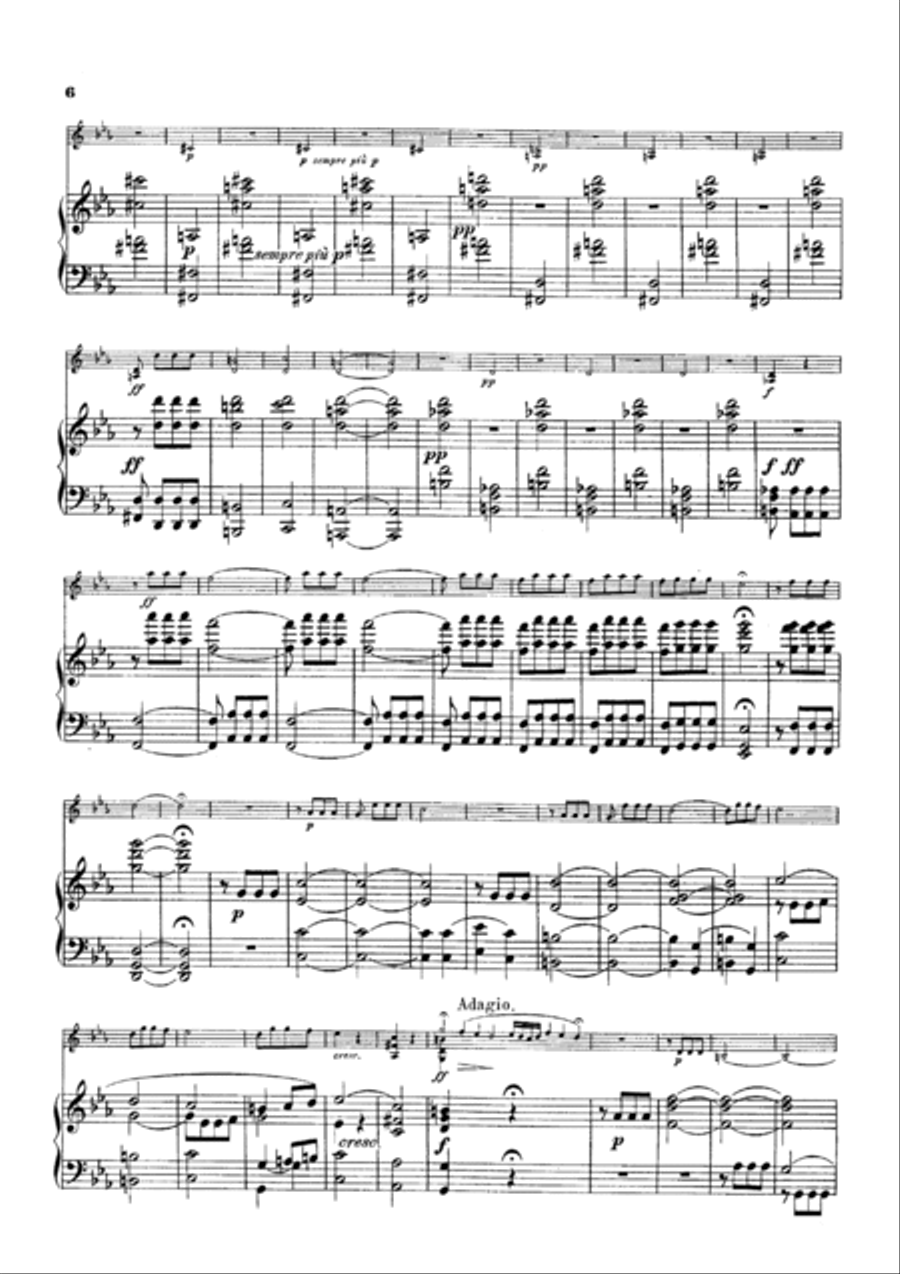 Beethoven Symphony No.5 all mvts, for Violin & Piano, VB001 Violin Solo scores gallery preview page 5