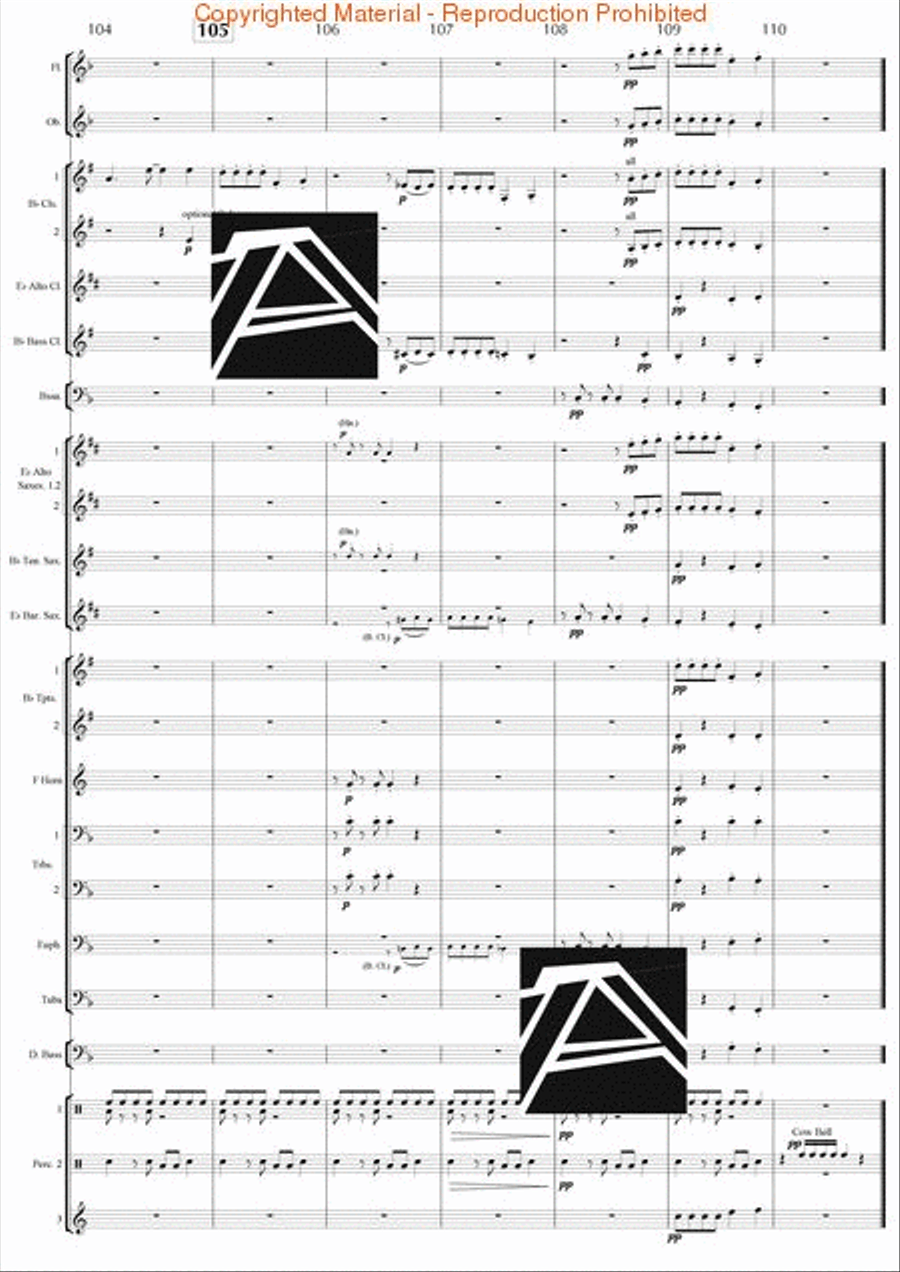 Jazz Suite No. 2 - Finale Concert Band scores gallery preview page 17