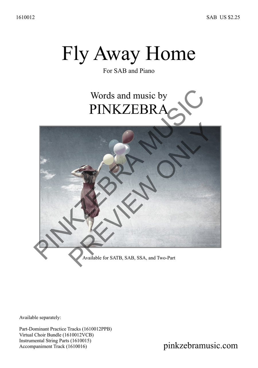 Fly Away Home (SAB) Fly Away Home (SAB) 3-Part scores gallery preview page 2
