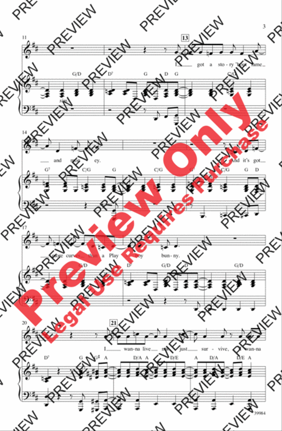 Live in Living Color Women's Choir scores gallery preview page 3