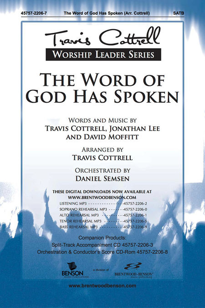 The Word Of God Has Spoken (Orchestra Parts and Conductor's Score, CD-ROM)