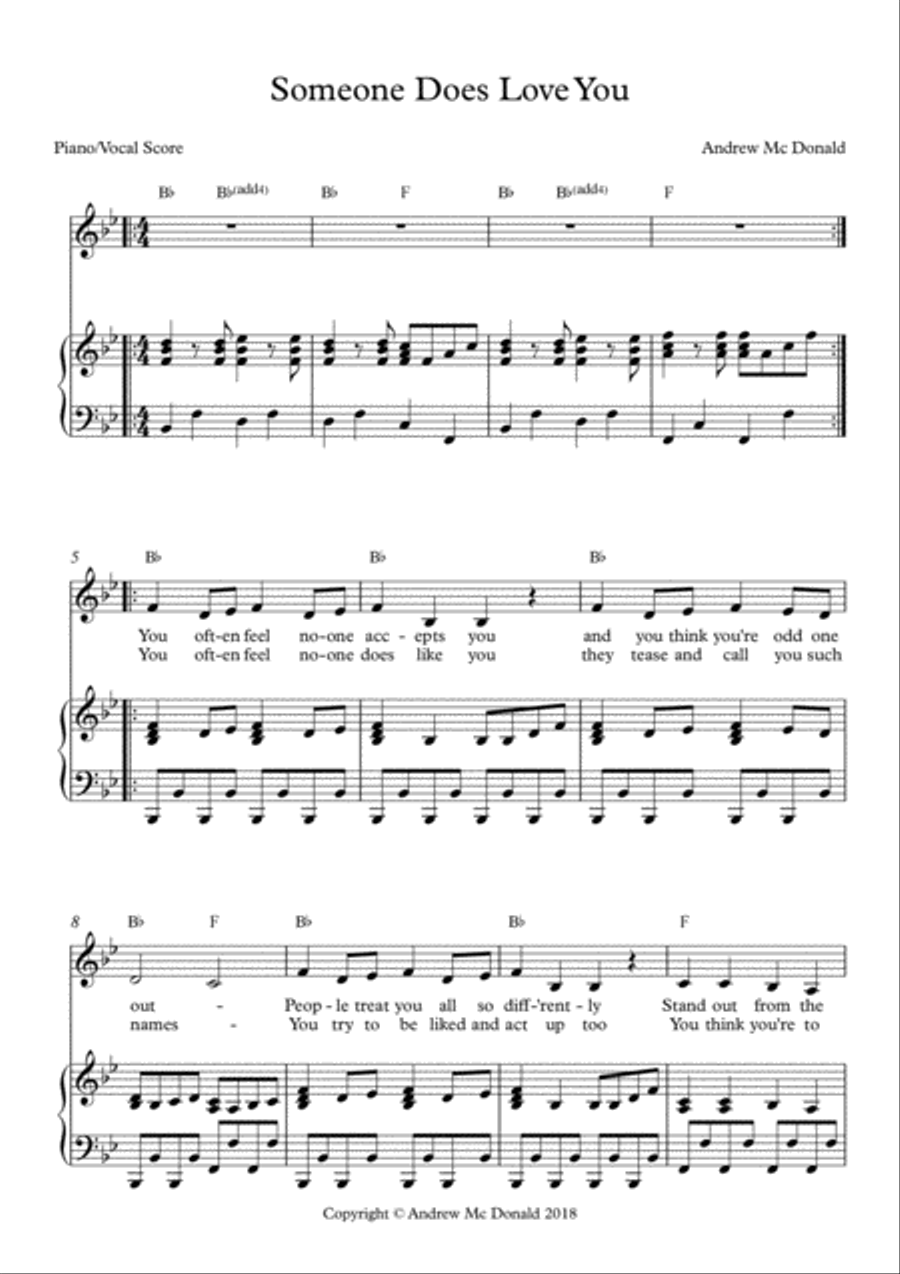 Someone Does Love You Someone Does Love You Voice scores gallery preview page 2