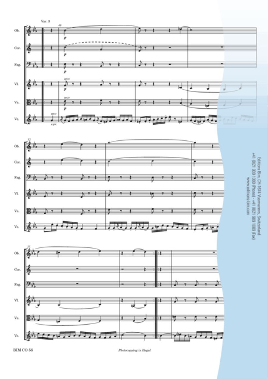 Sesteto No 3 Bassoon scores gallery preview page 6