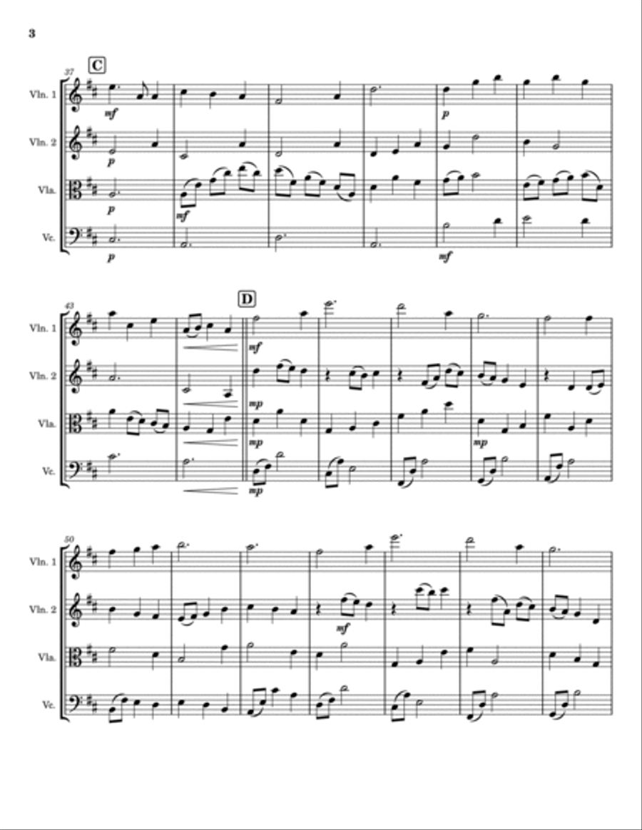 Edelweiss String Quartet scores gallery preview page 3