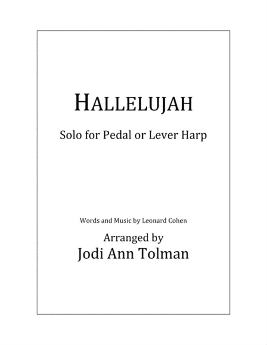 Hallelujah Harp scores gallery preview page 1