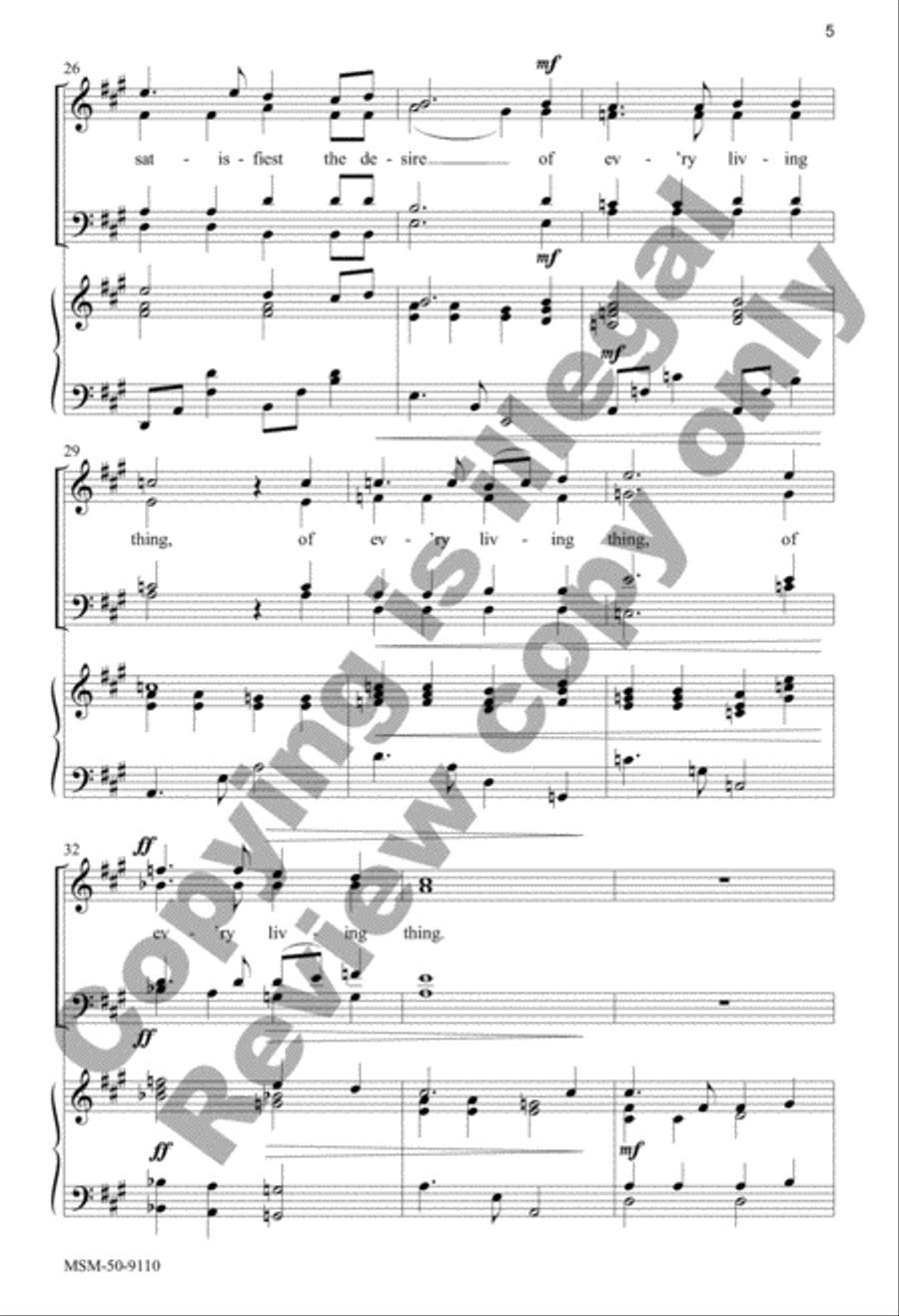 The Eyes of All 4-Part scores gallery preview page 5