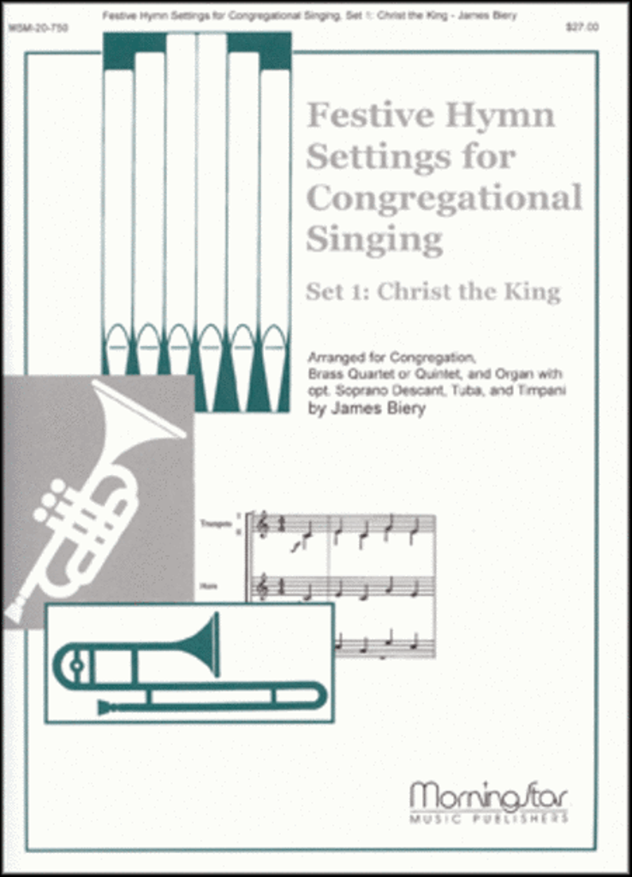 Festive Hymn Settings for Congregational Singing Set 1: Christ the King Choir scores gallery preview page 1