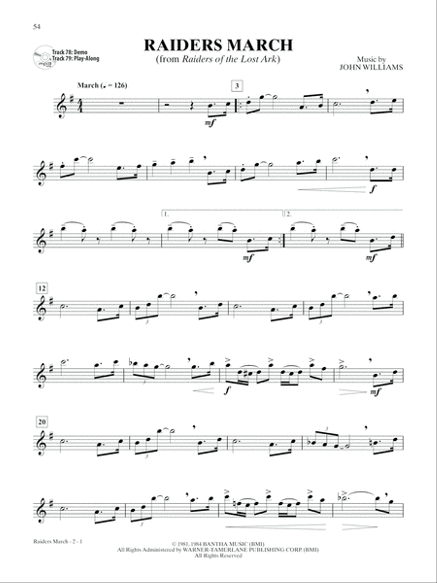 Ultimate Movie Instrumental Solos Alto Saxophone scores gallery preview page 8