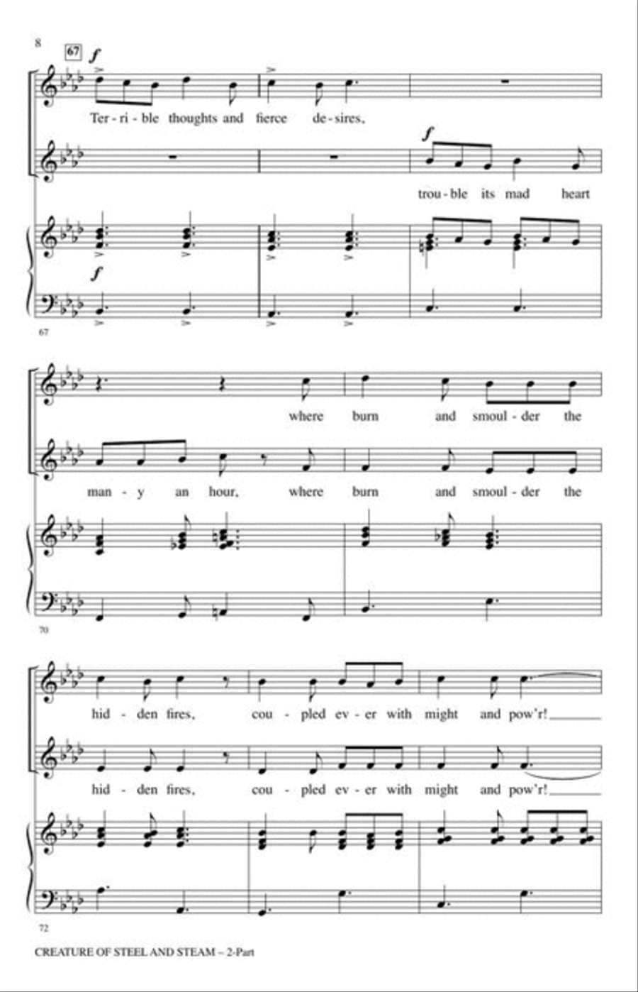 Creature of Steel and Steam 2-Part scores gallery preview page 5