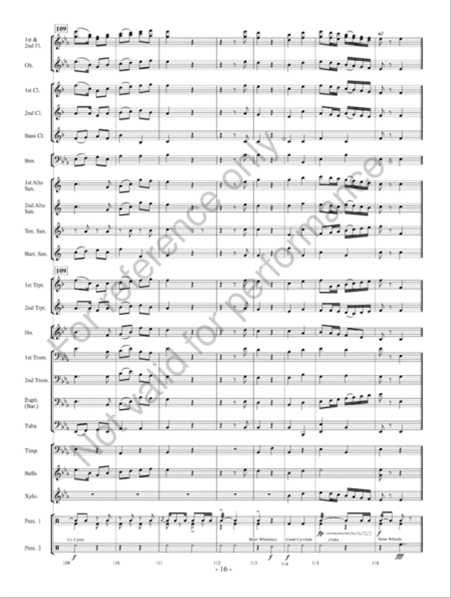 The Toymaker's Workshop Concert Band scores gallery preview page 17