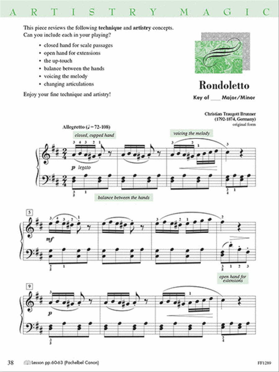 Level 3B – Technique & Artistry Book – 2nd Edition Piano Method scores gallery preview page 7