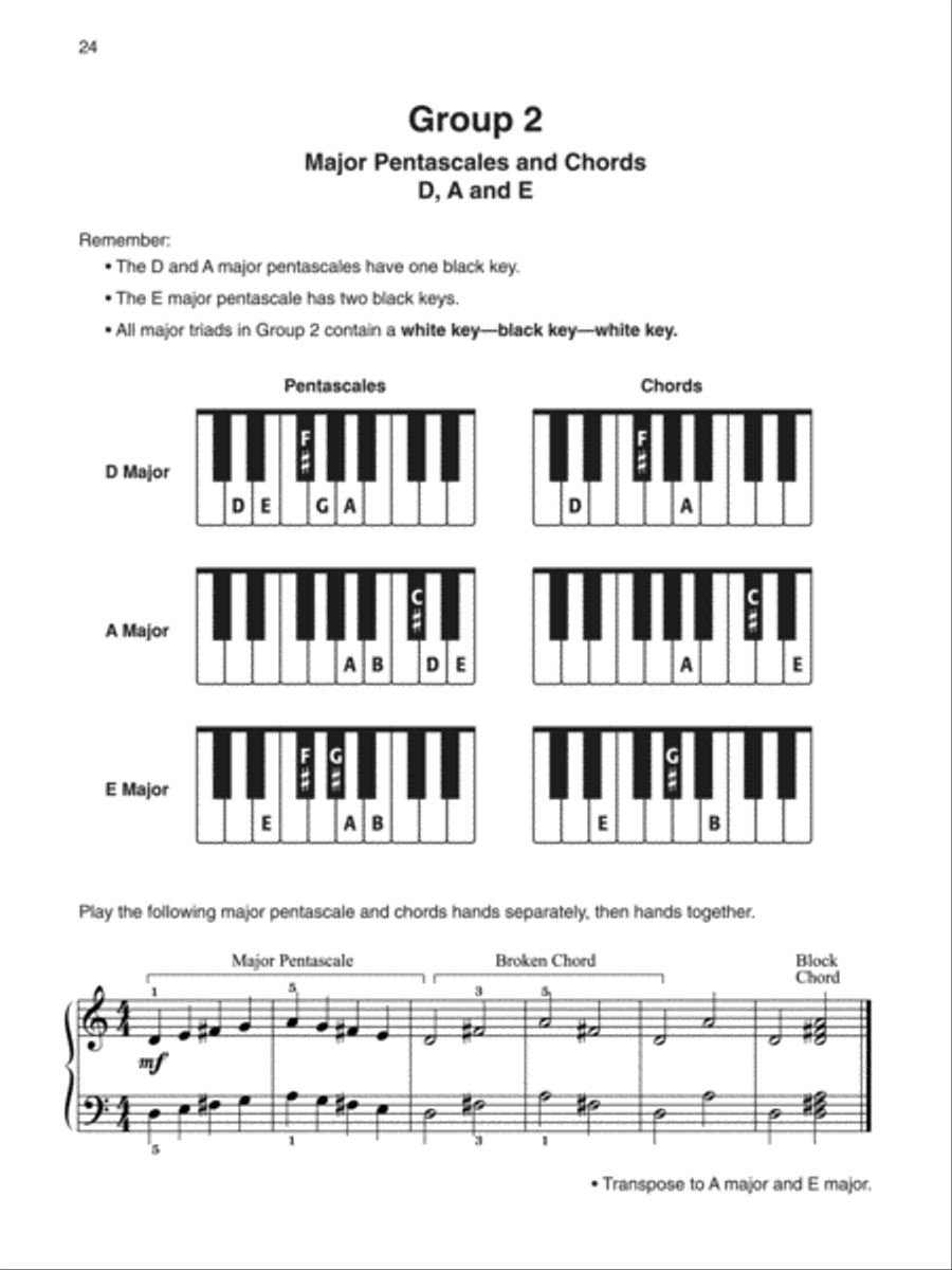 Pentascale Pro, Book 1 Piano Method scores gallery preview page 5