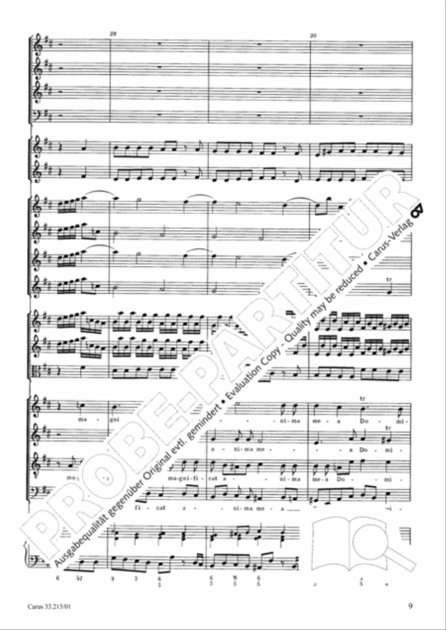 Magnificat Magnificat 4-Part scores gallery preview page 18