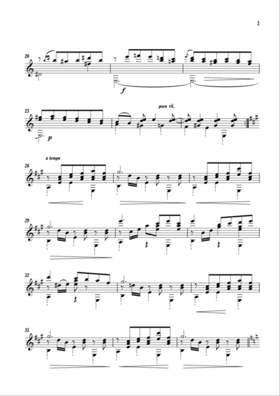 Serenata Española Classical Guitar scores gallery preview page 3