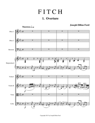 Fitch Overture for chamber orchestra
