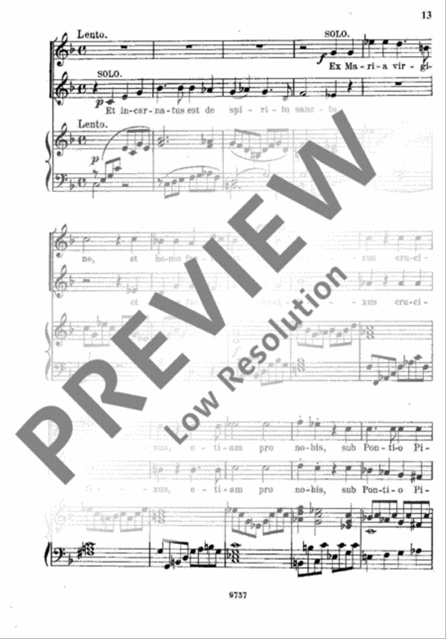 Missa brevis Organ Accompaniment scores gallery preview page 14